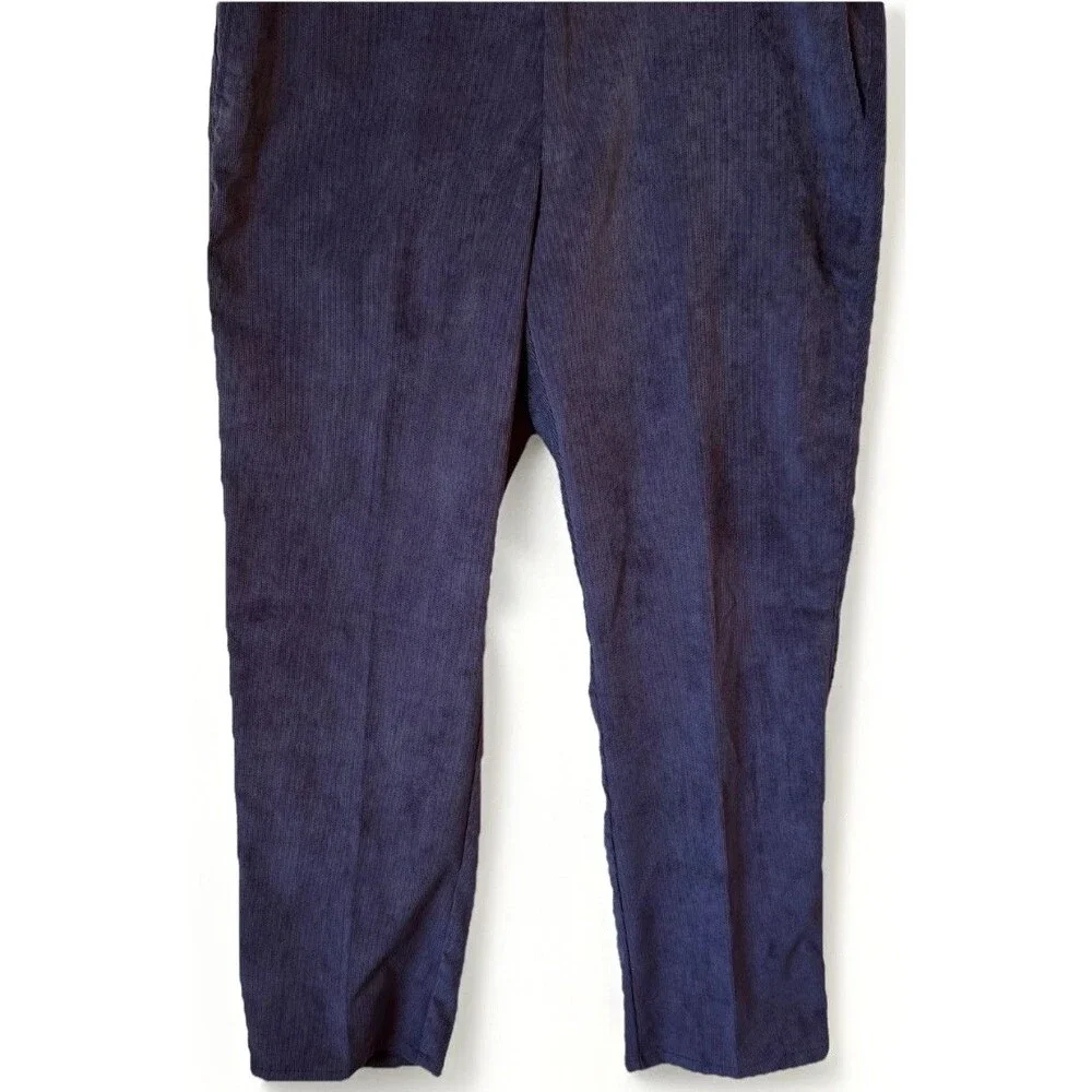 Peter Millar Golf‎ Nanoluxe Blue Corduroy Pants Mens Size 38x31 Casual Dress